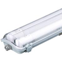 V-TAC VT-12023 LED Armaturen - Dubbele Buis 2 x 18W - IP65 Waterdicht - Wit - 3400 Lumen -
