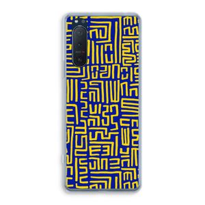 Majorelle Blue Print: Sony Xperia 5 II Transparant Hoesje
