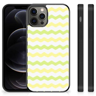 iPhone 12 Pro Max Bumper Case Waves Yellow