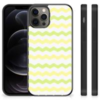 iPhone 12 Pro Max Bumper Case Waves Yellow