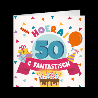 XL Greeting Cards 50 jaar