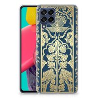 Samsung Galaxy M53 TPU Case Beige Flowers