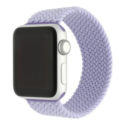 Apple Watch Nylon Gevlochten Solo Band - Mist Purple - 38, 40, 41 & 42mm - S Apple Watch Nylon Gevlochten Solo Band - Mist Purple - 38, 40, 41 & 42mm - S