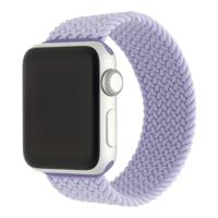 Apple Watch Nylon Gevlochten Solo Band - Mist Purple - 44, 45, 46 & 49mm - S