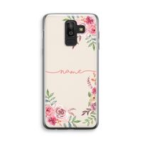 Rozen: Samsung Galaxy J8 (2018) Transparant Hoesje