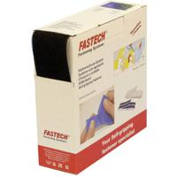 FASTECH® B50-SKL02999910 Klittenband Om vast te plakken Hotmelt Lusdeel (l x b) 10000 mm x 50 mm Zwart 10 m - thumbnail