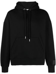 AMI Paris hoodie en coton biologique à logo - Noir