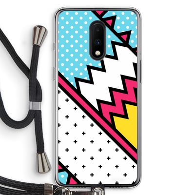 Pop Art #2: OnePlus 7 Transparant Hoesje met koord