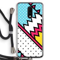Pop Art #2: OnePlus 7 Transparant Hoesje met koord