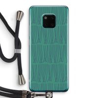Swirls: Huawei Mate 20 Pro Transparant Hoesje met koord