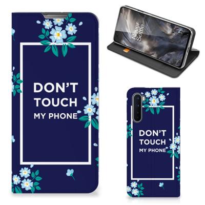 OnePlus Nord Design Case Flowers Blue DTMP OnePlus Nord Design Case Flowers Blue DTMP