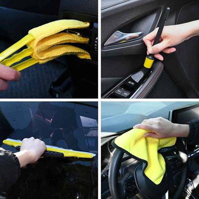 Set met autopoetsborstels 19 stuks 19 pcs Meerkleurig na