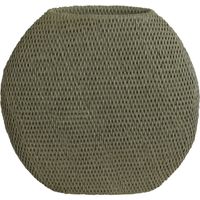Vaas deco 30x12x28 cm Mashaba groen grijs
