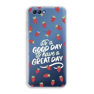Don't forget to have a great day: Honor 10 Transparant Hoesje