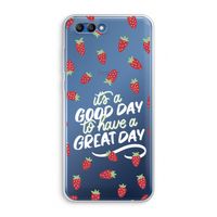 Don't forget to have a great day: Honor 10 Transparant Hoesje