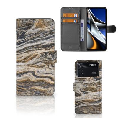 Xiaomi Poco X4 Pro 5G | Bookcase | Steen | Portemonnee hoesje
