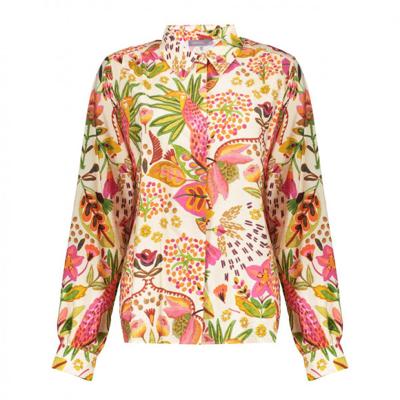 Geisha - Groen | unisex | Blouse | Groen | XS | regular | Kamst mode