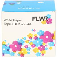 FLWR Brother DK-22243 102 mm x 30.48 M wit labels - thumbnail