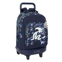 Schoolrugzak met Wielen El Niño Navy Marineblauw 33 x 45 x 22 cm