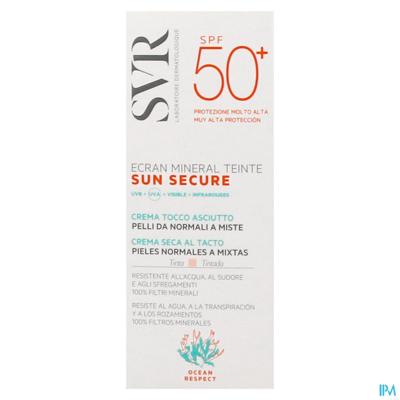 SVR Sun Secure Minerale Getinte Zonnecrème SPF50+ 60ml