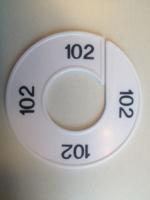 Maatring wit/zwart 102