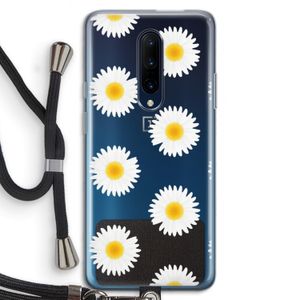 Margrietjes: OnePlus 7 Pro Transparant Hoesje met koord