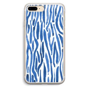 Blauwe nerven: iPhone 7 Plus Transparant Hoesje