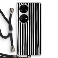 Stripes: Huawei P50 Pro Transparant Hoesje met koord