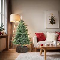 Kerstboomkraag Zwart 60 x 60 x 22 cm Waterhyacint Kerstboomkraag Zwart 60 x 60 x 22 cm Waterhyacint