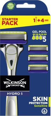 Wilkinson Wilkinson Sword Hydro 5 Sensitive Scheerhouder + 4 scheermesjes