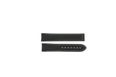 Horlogeband Omega 21592402001001 / 032CVZ009738 Rubber Zwart 19mm