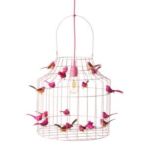 Dutch Dilight - Vogelkooi Hanglamp Roze