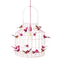 Dutch Dilight - Vogelkooi Hanglamp Roze