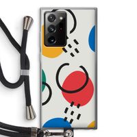 Illustratieve pop 3: Samsung Galaxy Note 20 Ultra / Note 20 Ultra 5G Transparant Hoesje met koord