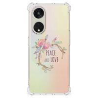 OPPO A98 Stevig | Bumper Hoesje | Boho Text