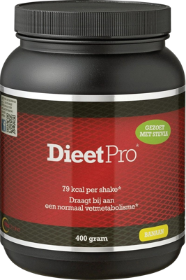 DieetPro Shake - Banaan Met Stevia DieetPro Shake - Banaan Met Stevia