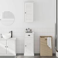 Badkamermeubelset VIGO 2 pcs Bruin en wit 37 x 34 x 80 cm