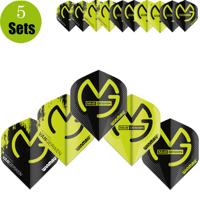 Winmau Michael van Gerwen Dartflights - 5pack Green