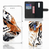 Hoesje Nokia 3.1 Plus Watercolor Tiger - thumbnail