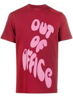 Camper t-shirt 'Out of Office' en coton biologique - Rouge