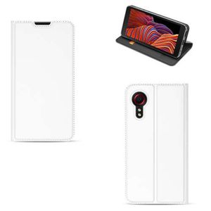 Hoesje Samsung Galaxy Xcover 5 Book Case Wit met Pashouder