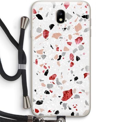 Terrazzo N°12: Samsung Galaxy J7 (2017) Transparant Hoesje met koord