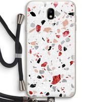 Terrazzo N°12: Samsung Galaxy J7 (2017) Transparant Hoesje met koord