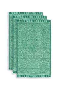 Pip Studio Gastendoek Set/3 Tile de Pip Groen 30x50 cm