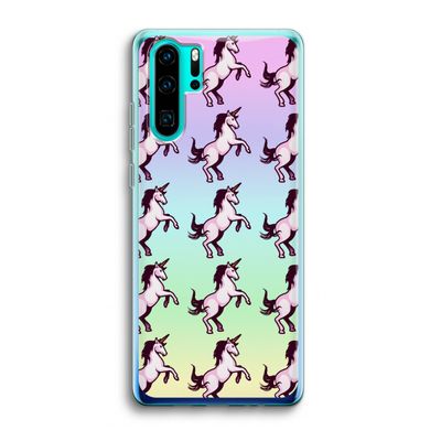Musketon Unicorn: Huawei P30 Pro Transparant Hoesje