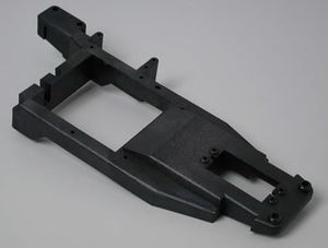 Chassis backbone, plastic/ throttle servo mount (TRX-4131)