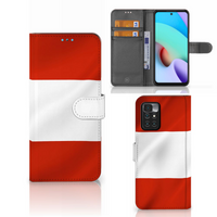 Xiaomi Redmi 10 Bookstyle Case Oostenrijk - thumbnail