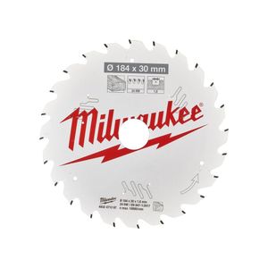 Milwaukee Accessoires Cirkelzaagblad P W 184x30x1,6x24ATB - 4932471297