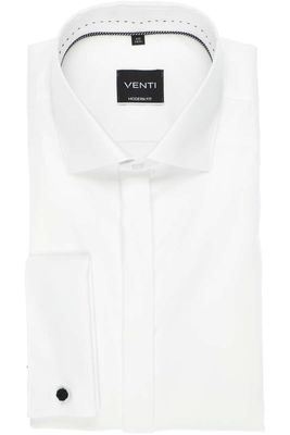 Venti Modern Fit Gala shirt wit, Effen Venti Modern Fit Gala shirt wit, Effen