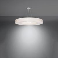 Elegante witte Kroonluchter SATURNO SLIM 90